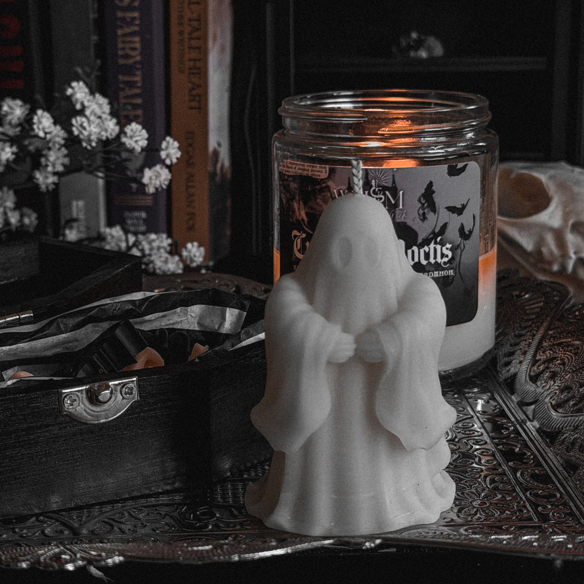Edgar Ghost Pillar Candle