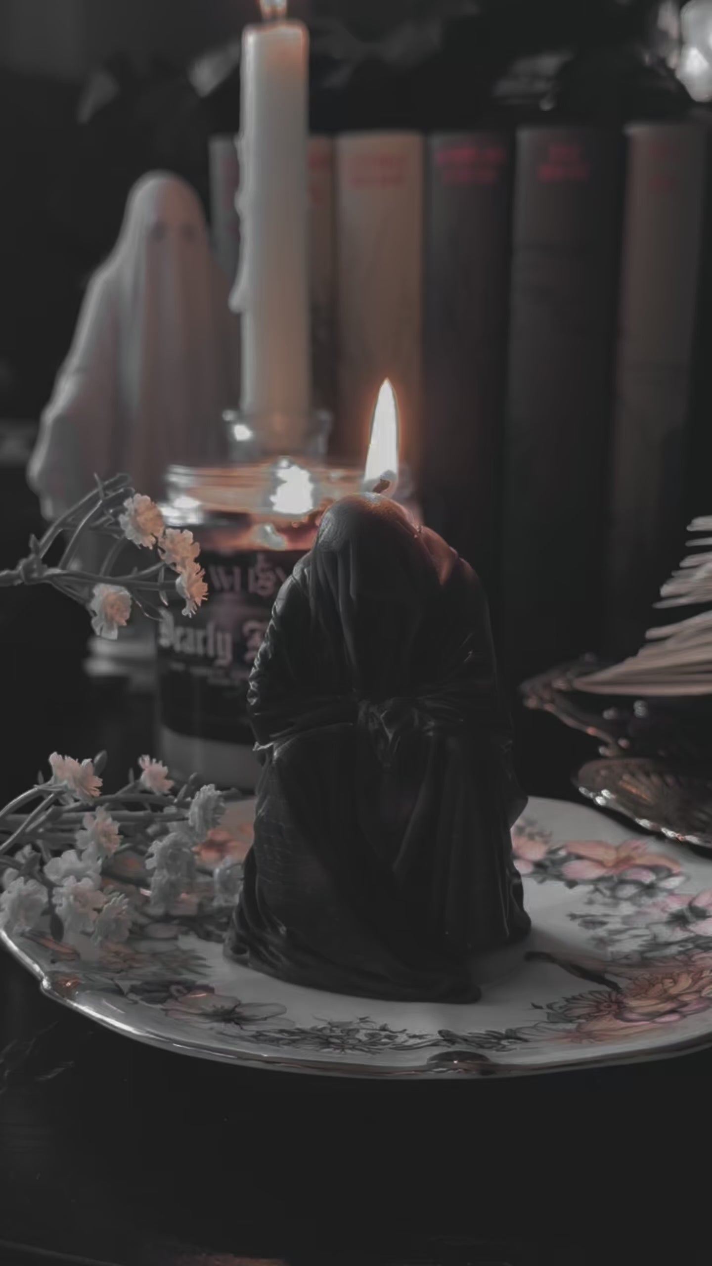 Death’s Embrace Reaper Candle